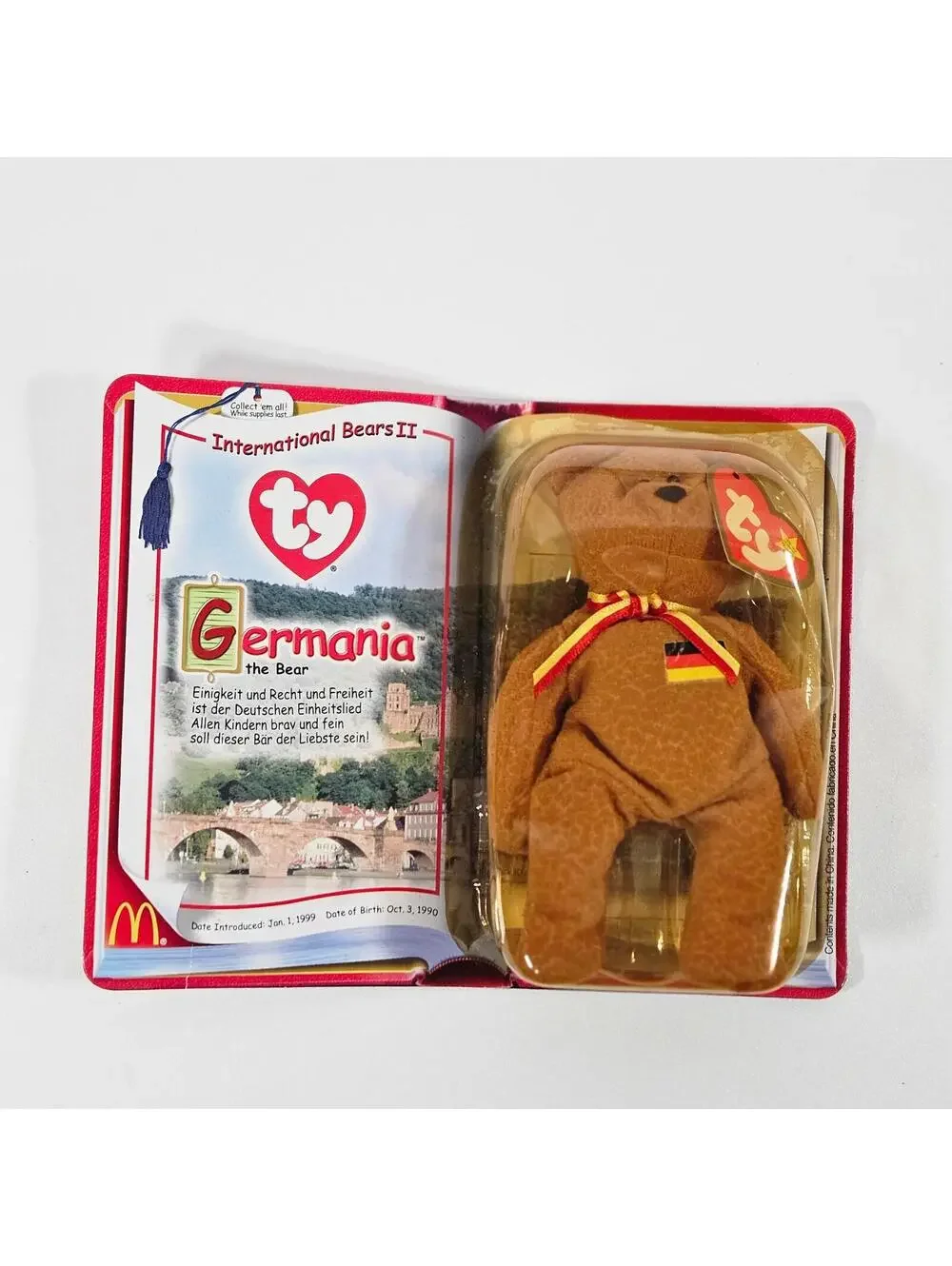 Ty Teenie Beanie Babies McDonalds 2000 Bundle Peanut Humphrey Germania Sealed